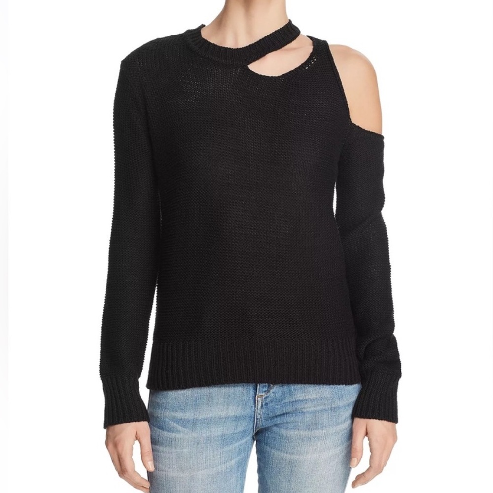 AQUA Cutout Sweater